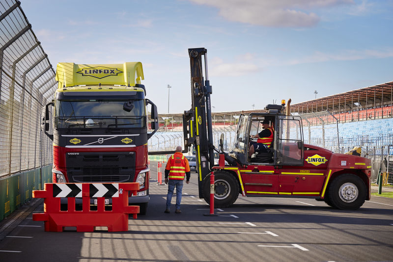 Grand Prix setup for Linfox