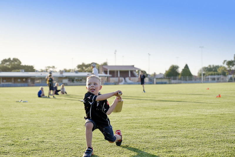 Cricket practice - Mallala